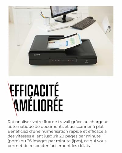 Canon imageFORMULA DR F120 Numériseur à plat et adf 600 x 600 DPI A4 Neuf - vue 7