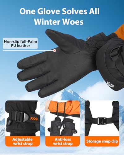 Pixel Panda 3M Thinsulate Waterproof Winter Gloves - image 5