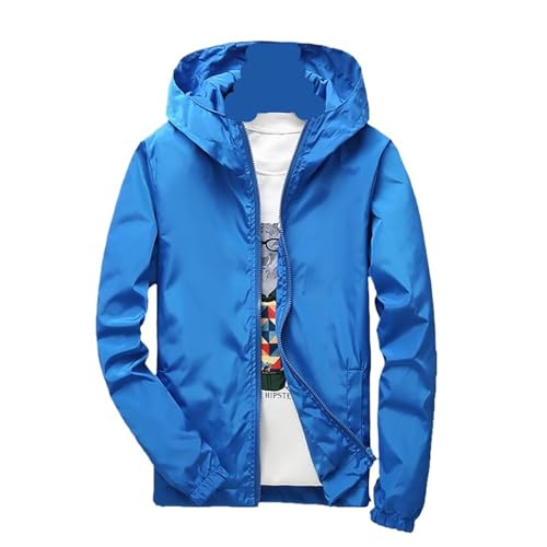 Veste de camping ample à capuche et fermeture éclair pour homme et femme
