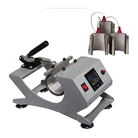 INTBUYING 3in1 Sublimation Mug Heat Press Transfer Machine for 11oz 12oz 17oz Mug Sublimation Transfer Printing Machine for Cups Cover