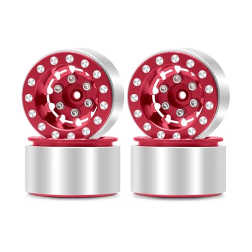 RC�r�[�h���b�N�z�C�[������ For Axial For SCX24 For Deadbolt For Gladiator For Bronco 1/24 1.0 �f�B�[�v�f�B�b�V������ �l�K�e�B�u�I�t�Z�b�g 7mm�z�C�[�� RC�J�[�p�[�c(Red)