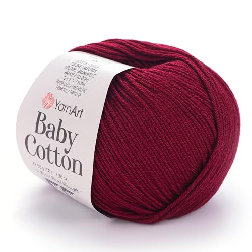 YarnArt Baby Cotton Yarn – Soft Knitting & Crochet Yarn