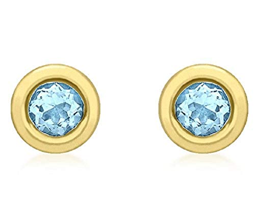 Preisvergleich Produktbild Carissima Gold Damen-Ohrringe 375 9 Karat (375) Gelbgold Topas