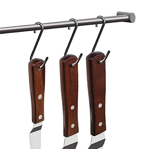 Image of 4PCS Offset Cake Icing Spatula Set 4 inch 6 inch 8 inch 10 inch with Wooden Handle