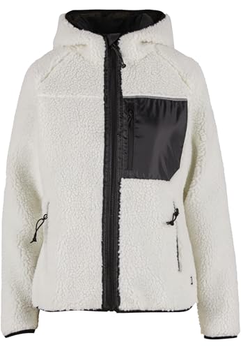 Brandit Women Teddyfl. Jacket Hood 15Y, Farbe: white, Größe: XL