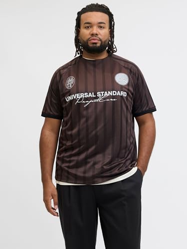 JACK & JONES Jcocover Retro Football Tee Ss Pls - Plus Size – Ansicht 2