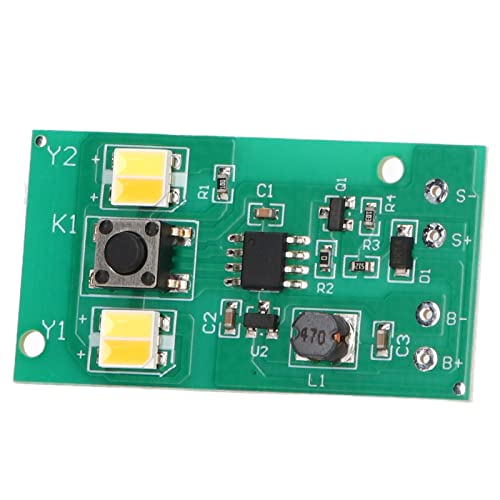 Solarlicht-Bedienfeld, 1,2 V NiMH-, 2 LED, 8 Beleuchtungsmodi, Kit mit 2 Solarmodulen für Garten, Straßenlaternen, Solarlicht-Bedienfeld, Solarlicht-Steuerplatine,