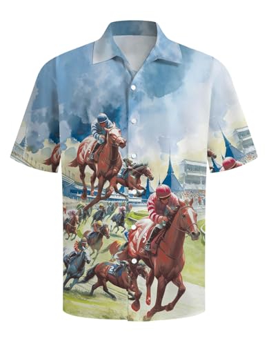 Chemise pour Homme Imprimee Animale Style Funky Casual