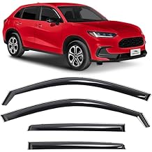 Voron Glass in-Channel Extra Durable Rain Guards for Honda HR-V 2023-2026, Window Deflectors, Vent Window Visors, 4 Pieces - 200585