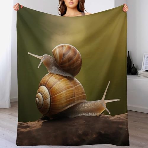 Manta de franela caracol 3D suave mullida cuatro estaciones para cama y sofá 2