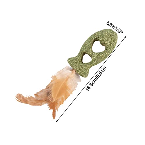 Cat Nip Brinquedos - Brinquedo Natural Silvervine Catnip,Brinquedos para gatos interativos, anti-mor