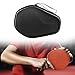 DYNWAVE Table Tennis Racket Case Cover, Pingpong Hard Shell Case, Table Tennis Bag Table Tennis Racket Storage Bag Portable Table Tennis Racket Cover, Black