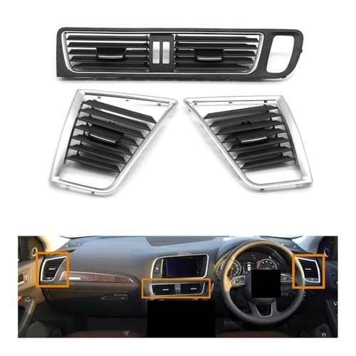 Grille ventilation climatisation centrale de remplacement tableau de bord Q5 2009-2017 évents