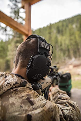 Walker's Gwp-Rsempat Razor Slim Electronic Muff - Black Patriot #TOP7