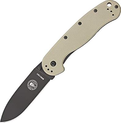 ESEE BRK Designed Avispa Framelock Tan/Black D2 BRK1302DTB