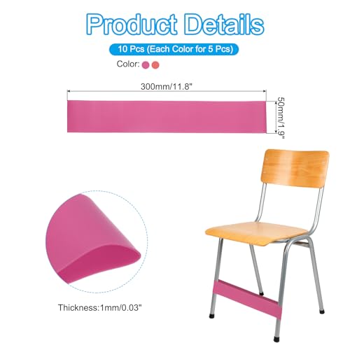 Bandes fidget pour chaises de classe contre l'agitation des élèves, 10x - 2