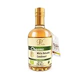 vinagre balsamico blanco modena 🍷 EXCEPCIONALMENTE DULCE - Ideal en pescado, todas las ensaladas, tortillas y carnes. El post-sabor de melocotón fresco, es un recordatorio de las muchas maneras maravillosas en que el condimento se puede utilizar para acompañar platos para todas las ocasiones. BALANCEADO - SWEET / SOUR