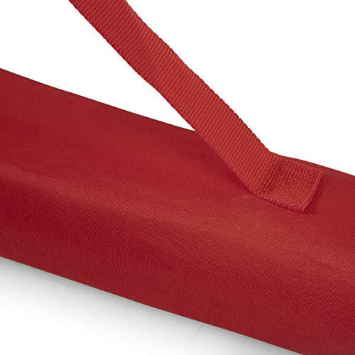 Picnic Time Portable Canopy Outdoor Umbrella, Red
