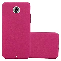 Cadorabo Case Compatible with Motorola Nexus 6 in Frosty Green - Shockproof and Scratch Resistent Plastic Hard Cover - Ultra Slim Protective Shell Bumper Back Skin