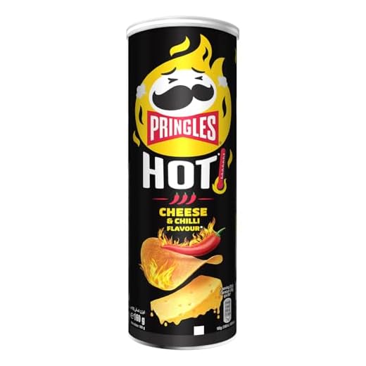 Pringles Flame Cheese and Chilli Tile Chips, 160g