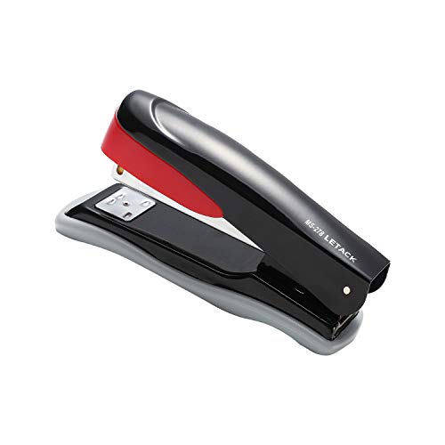 LETACK Classic Stapler with 1000staples ?25-Sheet Capacity All-Metal Stapler Steel Movement for Office Supplies Non-Slip