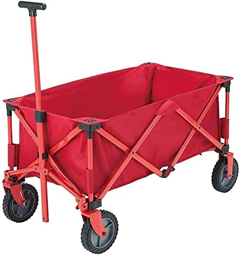 Shoppicart, Foldioutdoor Utility Wagon, Heavy Duty Garden Cart, Adjustable Handl - Shoppibeach Outdoors