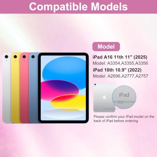 Image of Magic Keyboard Case for iPad 10th or 11th (A16, 2025) Generation,Rose Gold
