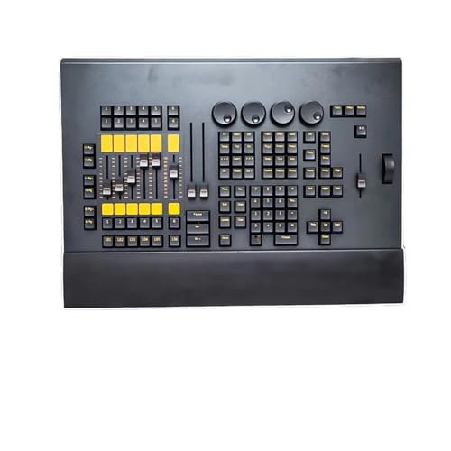 DJ�R���g���[���[, �\�t�g�E�F�A�R�}���h�E�B���O�R���g���[���[ �X�e�[�W�Ɩ��p ���[�r���O�w�b�h�Ɩ� 2048 �p�����[�^ �t�F�[�_�[�E�B���O �����`���l���e��(5PIN Flight Case)