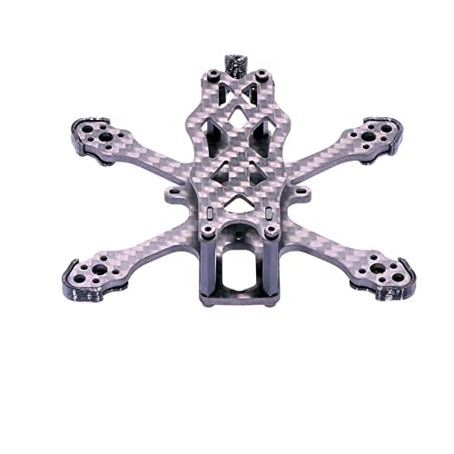 DKNTZO 2 inch Racing FPV Drone Frame kit, for APEX 2 Carbon Fiber FPV Frame Kit 2 inch RC Drone FPV Racing Quadcopter Support for Caddx Polar/for Nebula Nano 1103 1104 1106 1203 1204 Brushless Motor