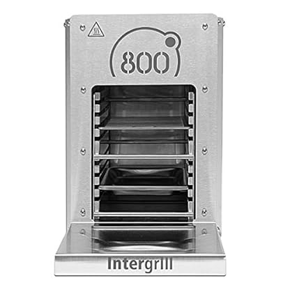 intergrill 800° Elektrogrill Edelstahl 2,88kW | Hochleistung Steakgrill Quarzbrenner | 20 kg Oberhitze Tischgrill | Inkl. Grillrost und Gastroschale – Bild 3
