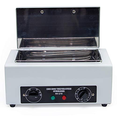 US Warehouse 1.5L Dry Heat Cabinet High Temperature Steam for Nail Tools,Spa, Salon & Barber Shops