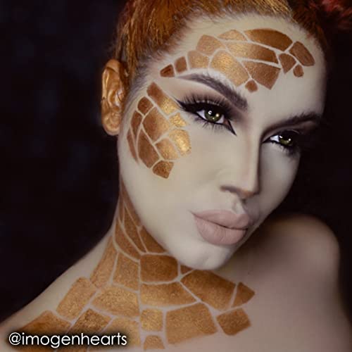 Image of Mehron Makeup CreamBlend Stick | Face Paint, Body Paint, & Foundation Cream Makeup | Perfect for Halloween .75 oz (21 g) (Gold)