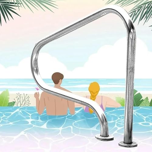 Pool handrail pour éliminer le risque de chute sur les marches de piscine