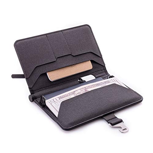 Dango Slim Minimalist Wallet & Document Holder for Men - Dtex Water Resistant - Bifold, Black4