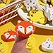 10pc Creative Multi Color Animal Shaped Eraser Cute Cartoon TPR Eraser-Little Fox Rubber