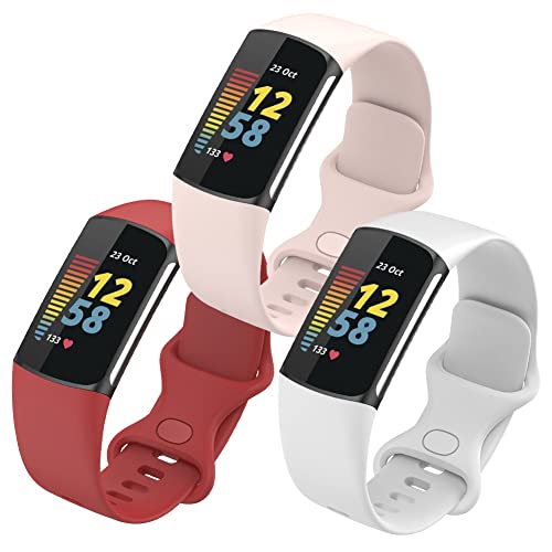 FunBand Straps Compatible with Fitbit Charge 5 Strap