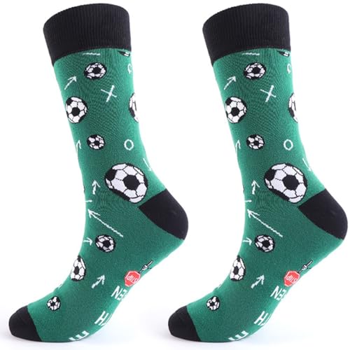 Football Gifts for Men Funny Socks, Socks with German Text "Bitte nicht Stören Ich Schaue Football, Cotton Socks, Gift for Men Grandad, Dad