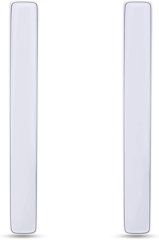 Rectangle Geometric Hoop Earrings Jewelry Gift For Women In 14K Gold Over Sterling Silver - Image 3