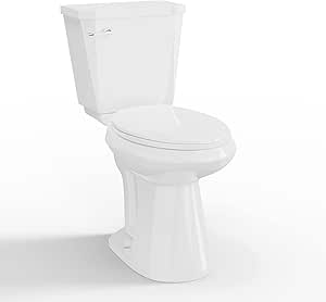 17” Tall Toilet Elongated High Toilets Extra Tall Toilet with 1.28 GPF ...