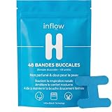 48 Mouth Tape Inflow Respire – Marque Française, Bande Buccale Forme en H