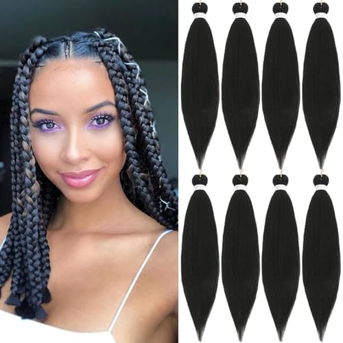 #2 Braiding Hair Pre Stretched 16 Inch 8 Packs Hair For Braiding