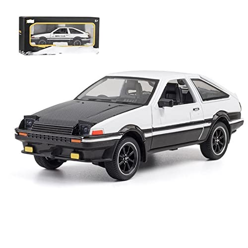 CCTUNG にとって T&oyotaAE861/24頭文字D合金車モデル装飾シミュレーション車両用サウンドライト付き子供用ギフト用おもちゃプルバック (色 : Black With BoxF) CCTUNG にとって T&oyotaAE861/24頭文字D合金車モデル装飾シミュレーション車両用サウンドライト付き子供用ギフト用おもちゃプルバック (色 : Black With BoxF)