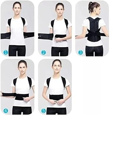 Cinta Postural Corretor de Postura e Lombar Magnético Colete Neoprene (GG)