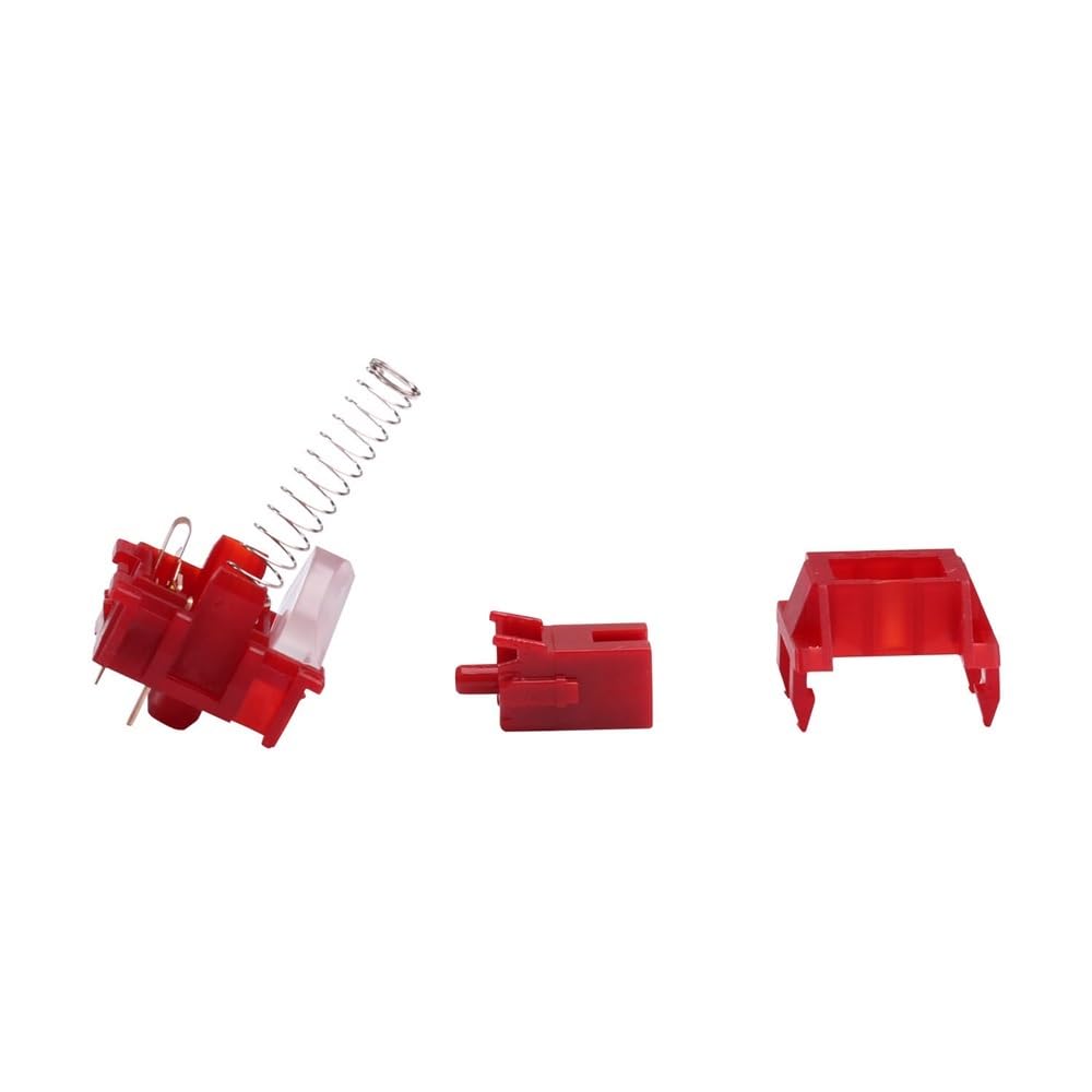 TTC Flame Red V2 Switch, Commutateur De Clavier Mécanique Pré-lubrifié Linéaire Crémeux(110PCS)