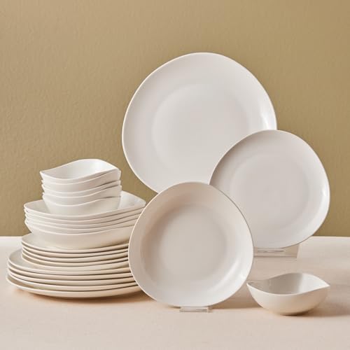 Karaca Stream Bone China Rubicon 24-teiliges Geschirrset für 6...