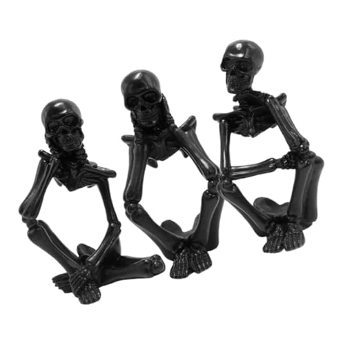 Décor penseur pose squelette statue ZXQUEGF pour rompre la monotonie de votre étagère