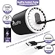 Mini Hookah Pump Electric Starter Kit W LED Light Rechargeable Hookah Air Pump - Portable Charcoal Mini Starter Hookah Set Dive Air Compressor