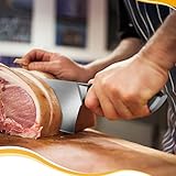 Hackmesser Küchenmesser 18 cm Chinesisches Kochmesser aus deutschem Edelstahl mit Scharfe Klinge und Full-Tang Griff für Küche und Restaurant - 4