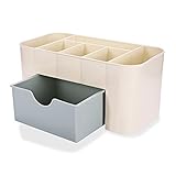 Mantenga su maquillaje bien organizado con un tama?o de aproximadamente 22*10*10.3cm