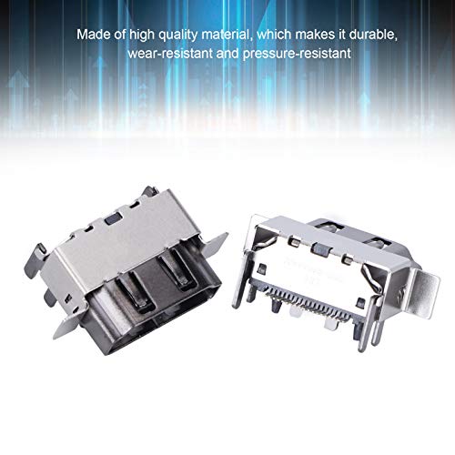 KOSDFOGE 5Pcs 1080P HDMI Game Console Socket Interface Connector Substituição de Porta para Xbox One